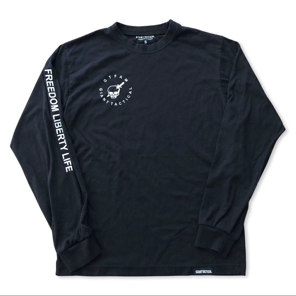 Giant Tactical GTFAM Long Sleeve Shirt Black S